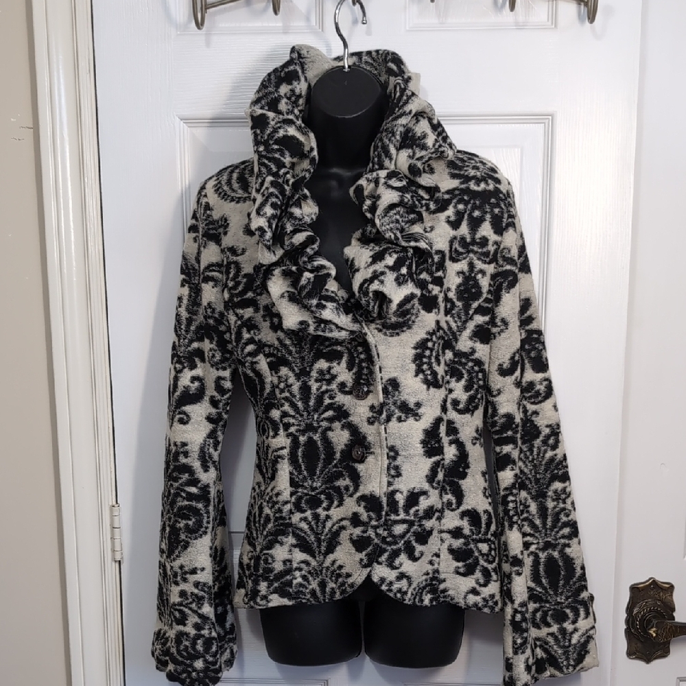 Rinascimento Italy Wool Blazer Size Large